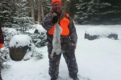 Eric's First Snowshoe Hare 2016!