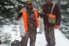 Ralphs's first snowshoe hare! He is a quick learner! Like a coyote!:)